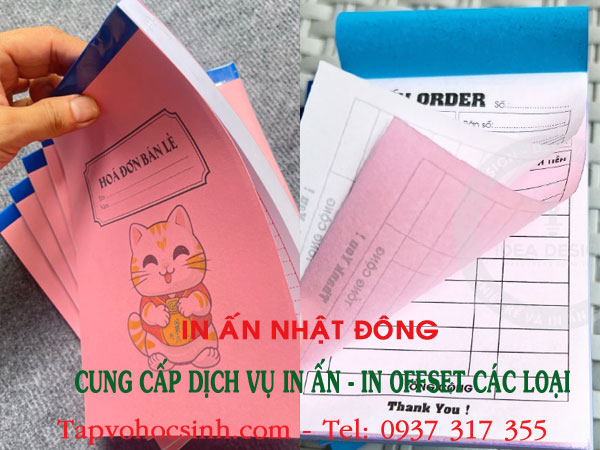 in hoá đơn 2 liên