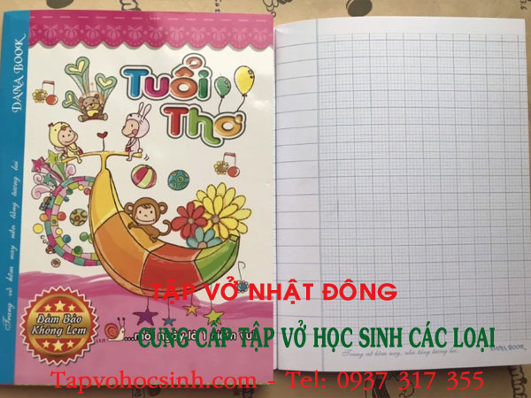 vở học sinh 5 ô ly