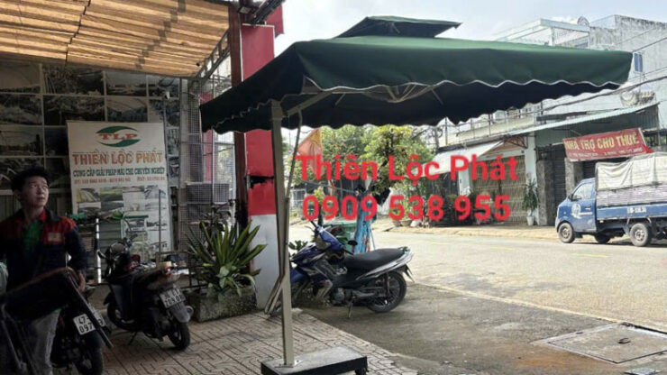 24/7 Phục Vụ: Cung Cấp Dù Lệch Tâm Vuông 3m Siêu Tốc Số Lượng Lớn (Giao Hàng Toàn Quốc) 1 du lech tam vuong 3m10