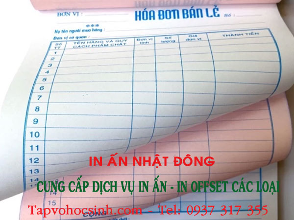 Chỉ từ 20k, in hóa đơn bán lẻ Gò Vấp, HCM giá rẻ theo yêu cầu cực kỳ sắc nét 3 in-hoa-don-ban-le-go-vap