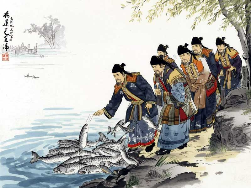 Top 6 điều cấm kỵ được nhắc đến trong sách Thọ Khang Bảo Giám để giữ gìn phúc đức 4 Ảnh minh hoạ cảnh phóng sanh của người xưa